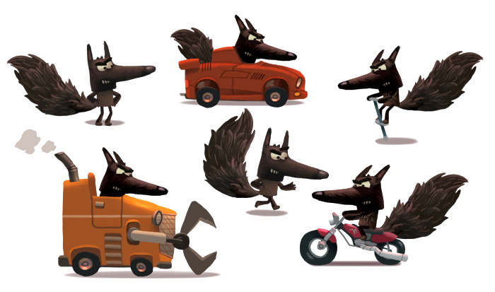 Wolf's vehicles