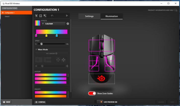 SteelSeries Rival 650 Wireless Mouse