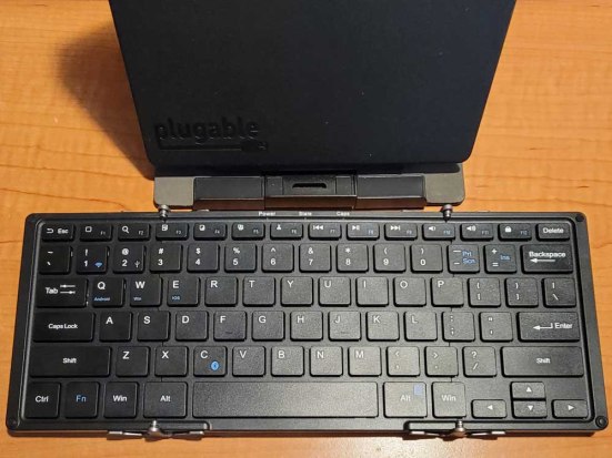 Plugable Full-Size Folding Bluetooth Keyboard