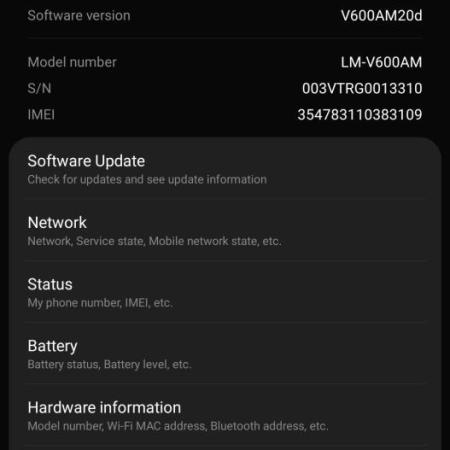 LG V60 ThinQ AT&T