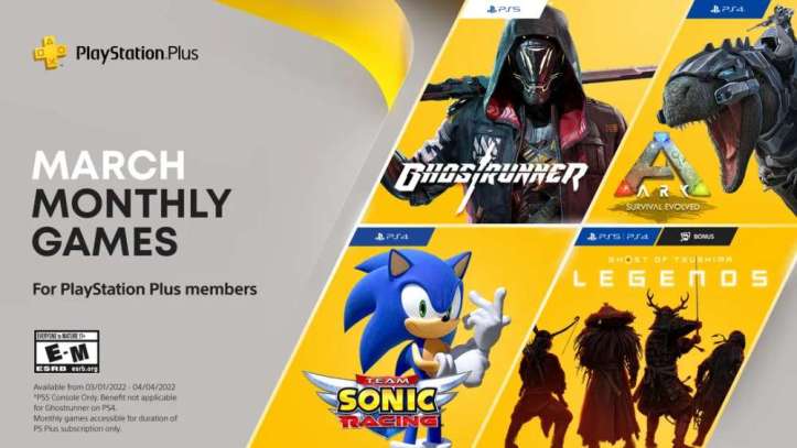 PS Plus March 2022