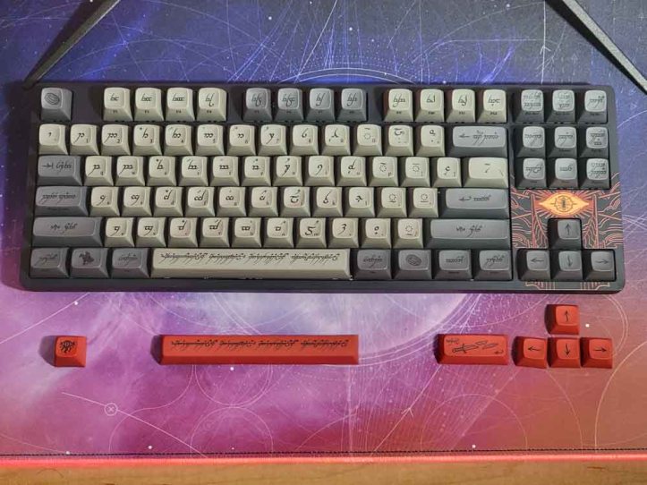 DROP + The Lord of the Rings Black Speech Keyboard