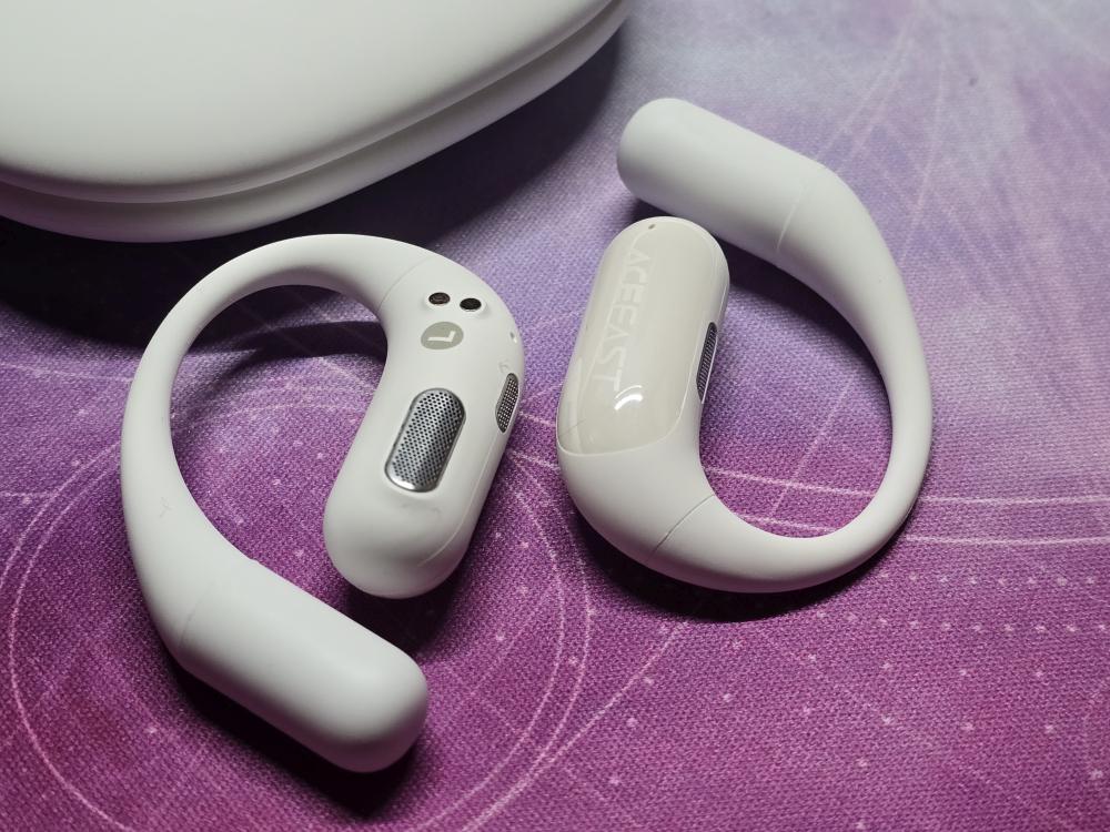 ACEFAST AceFit Air Open Ear Headphones Bluetooth 5.4 With App, Bluetooth Headphones Sport, Ultra Thin, Hardly Noticeable, Comfortable Fit, IP54, Powerful Sound, Clear Calls, Touch Control